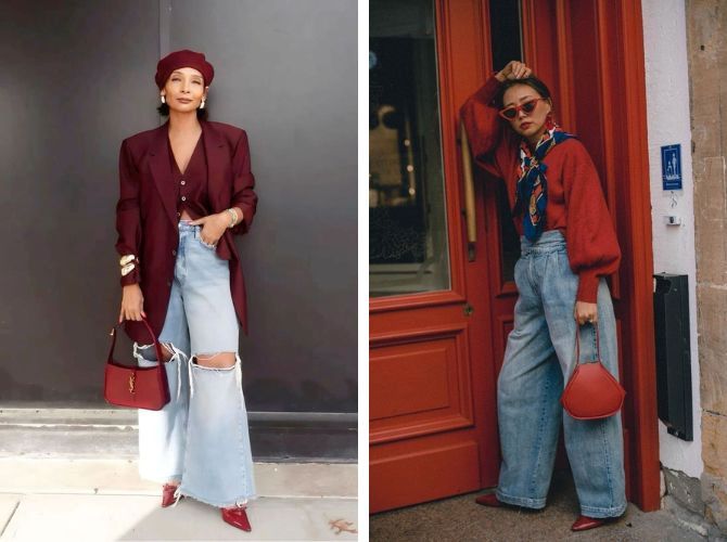 Baggy jeans: what shoes to wear with them in the fall to look stylish 2