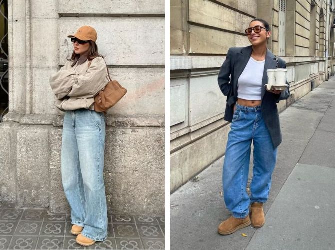Baggy jeans: what shoes to wear with them in the fall to look stylish 10