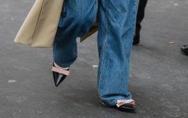 Baggy jeans: what shoes to wear with them in the fall to look stylish