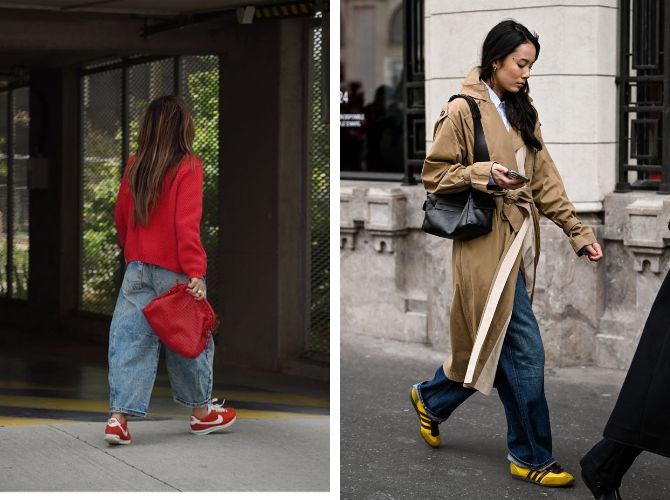 Baggy jeans: what shoes to wear with them in the fall to look stylish 4
