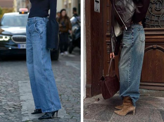 Baggy jeans: what shoes to wear with them in the fall to look stylish 5