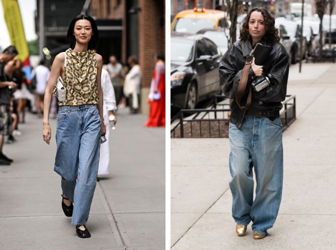 Baggy jeans: what shoes to wear with them in the fall to look stylish 7