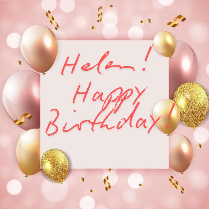Happy Birthday to Elena in Poetry, Prose, Postcards 2