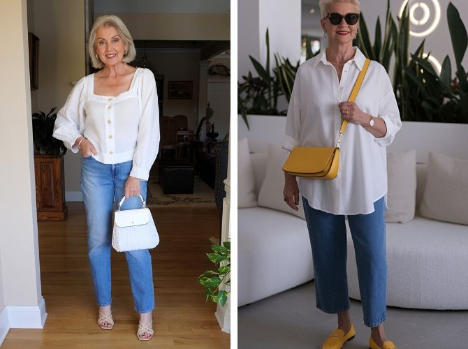 What to wear with jeans for mature women 2