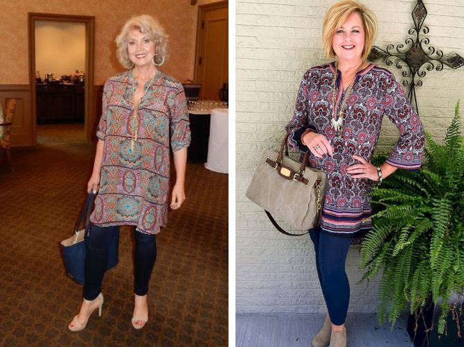 What to wear with jeans for mature women 9