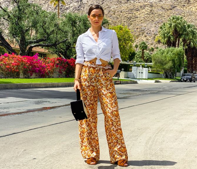 How to wear palazzo pants: stylist recommendations 3