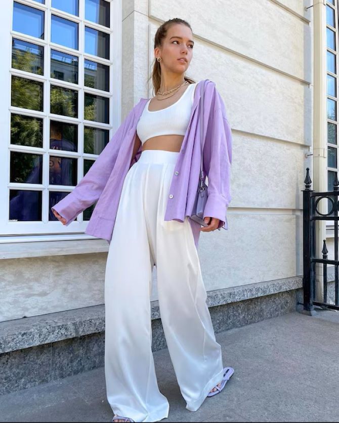 How to wear palazzo pants: stylist recommendations 4