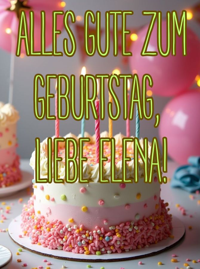 Herzlichen Glückwunsch zum Geburtstag, Elena – in Gedichten, Prosa und Postkarten 8