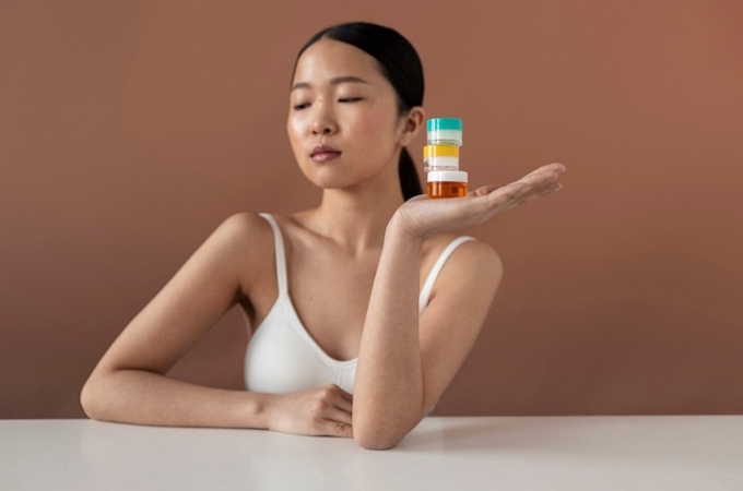 Koreanische Hautpflege Tonisieren