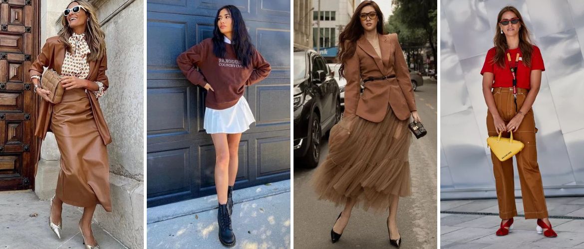 How to wear brown: universal combinations
