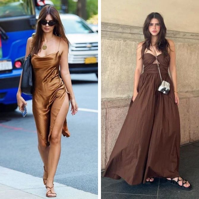 How to wear brown: universal combinations 10
