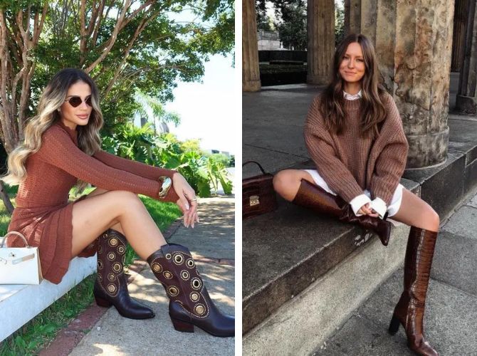 How to wear brown: universal combinations 11