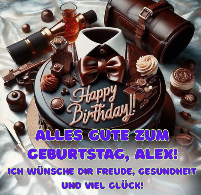 Herzlichen Glückwunsch zum Geburtstag, Alex – in Karten, Gedichten und eigenen Worten 4