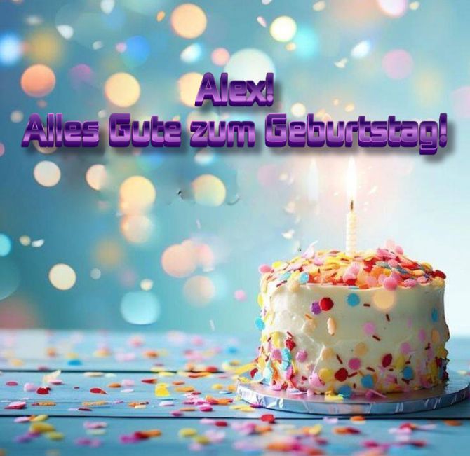 Herzlichen Glückwunsch zum Geburtstag, Alex – in Karten, Gedichten und eigenen Worten 6
