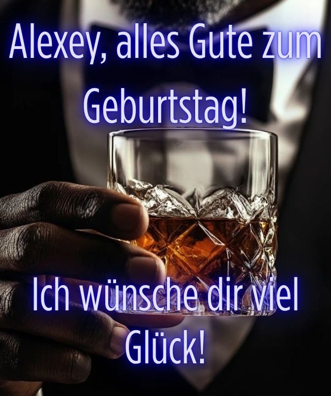 Herzlichen Glückwunsch zum Geburtstag, Alex – in Karten, Gedichten und eigenen Worten 1