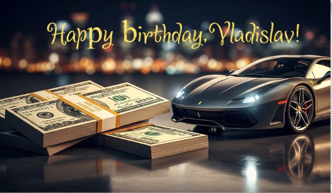 Happy birthday, Vladislav – wishes in poetry, prose, and cards 4
