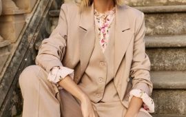 How to wear a beige blazer and look stylish