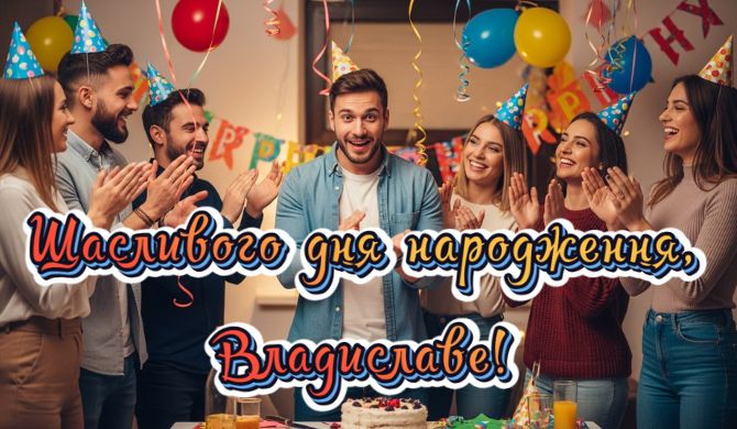 З днем народження, Владислав – побажання у віршах, прозі, листівках 3
