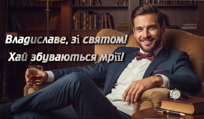 З днем народження, Владислав – побажання у віршах, прозі, листівках 5