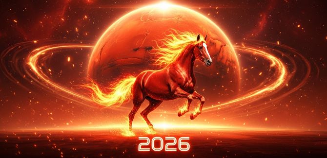 Цвет Нового года 2026: энергия Марса и сила единицы 2