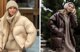 С чем носить пуховик зимой 2025 года: 5 модных образов