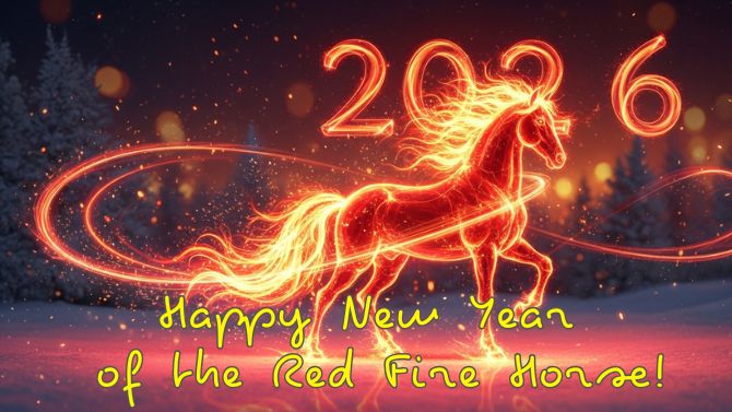 Happy New Year 2026: Beautiful Greetings for the Year of the Horse 11