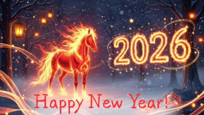 Happy New Year 2026: Beautiful Greetings for the Year of the Horse 5