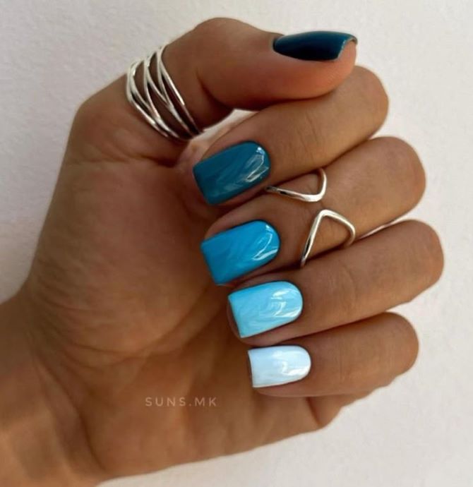 Gradient Manicure: The Best Design Ideas 17