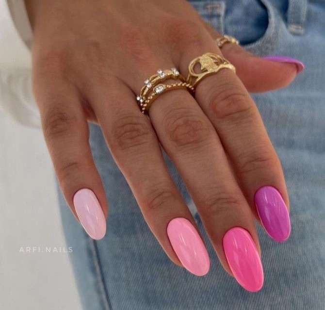 Gradient Manicure: The Best Design Ideas 16