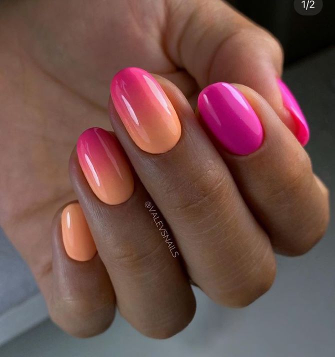 Gradient Manicure: The Best Design Ideas 19