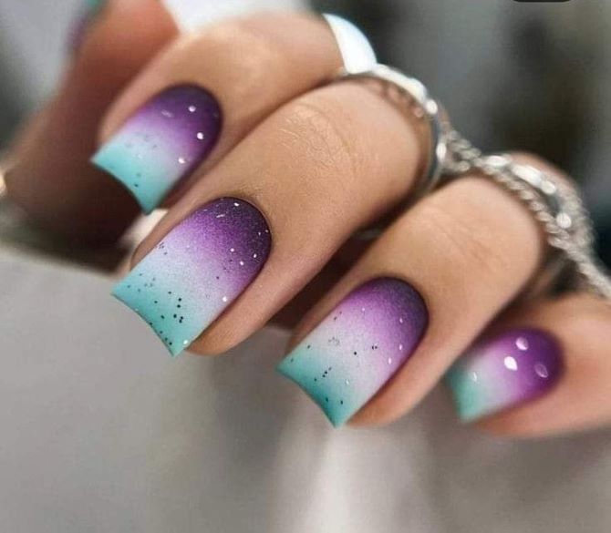 Gradient Manicure: The Best Design Ideas 25