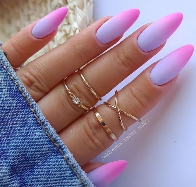 Gradient Manicure: The Best Design Ideas 34