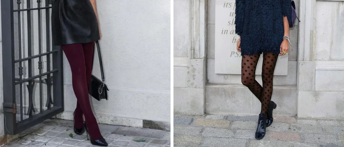 Как носить платье с колготками: стильный образ в сезон холодов