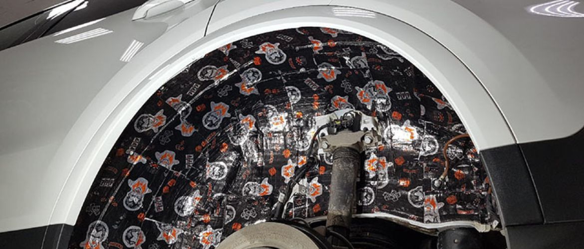 Антигравий и шумоизоляция арок: как их совместить