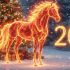 Символ 2026 года: новогодние картинки и  открытки с лошадью