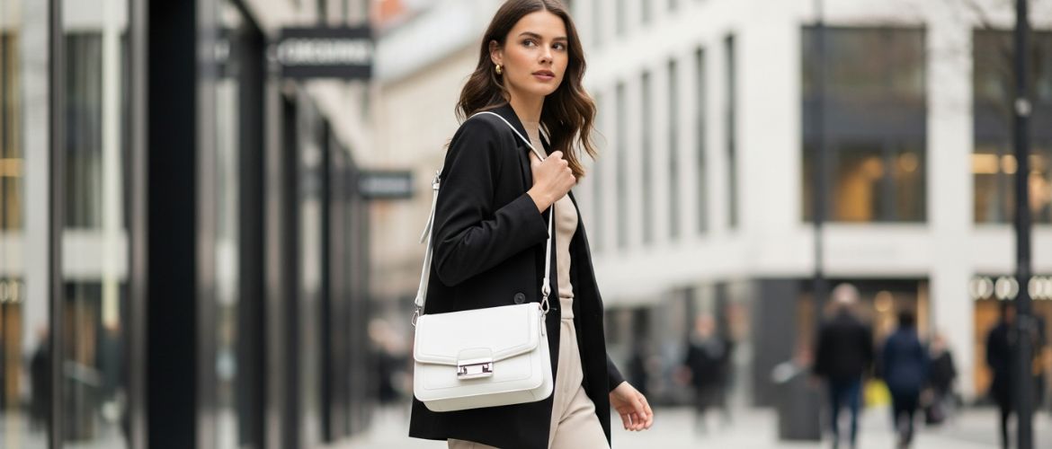 Белая сумка — универсальный аксессуар на все сезоны