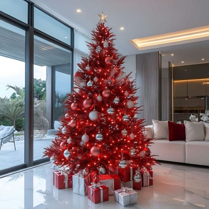 What color to decorate your Christmas tree in 2026: the best ideas for the Year of the Horse 27
