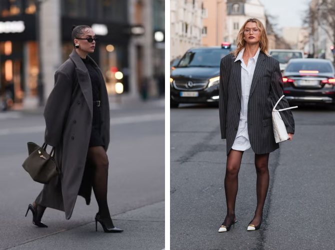 Как носить платье с колготками: стильный образ в сезон холодов 1