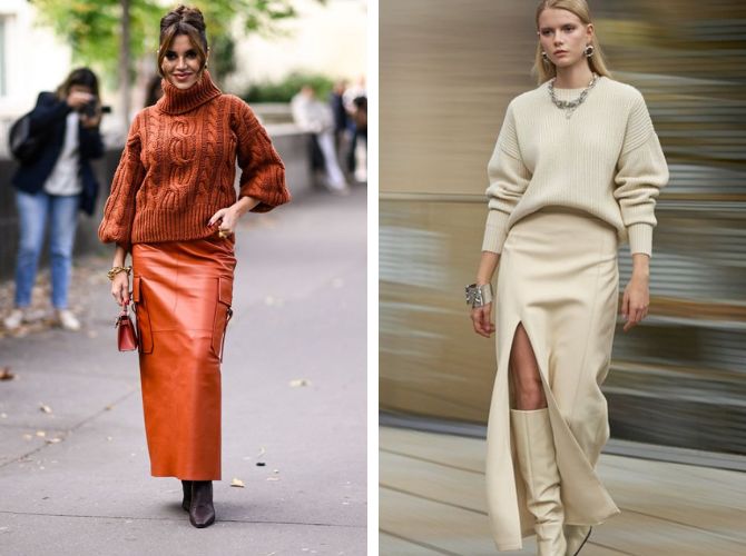 С чем носить юбку-футляр: модные образы 2026 года 2