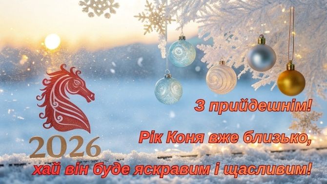 З прийдешнім Новим роком 2026: красиві привітання на рік Коня 5