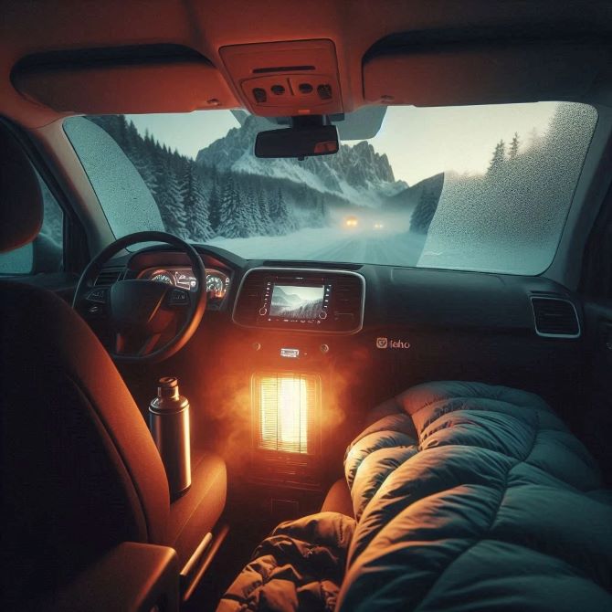 Можно ли спать в машине с автономным обогревателем 1