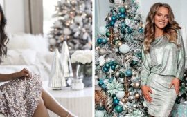 Модные блестящие платья для встречи Нового года 2026: лучшие модели