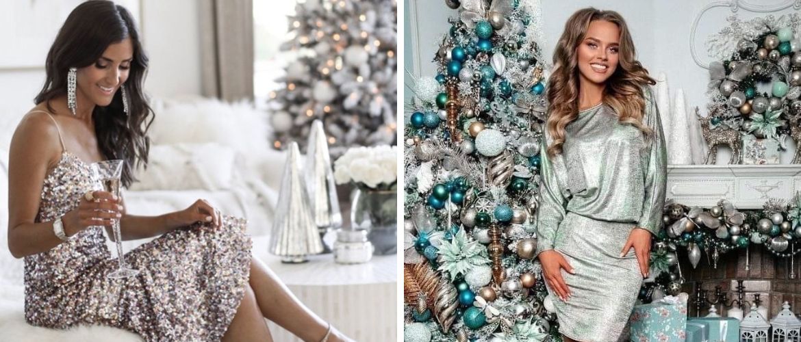 Модные блестящие платья для встречи Нового года 2026: лучшие модели