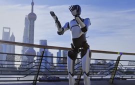 A humanoid robot sets a Guinness World Record