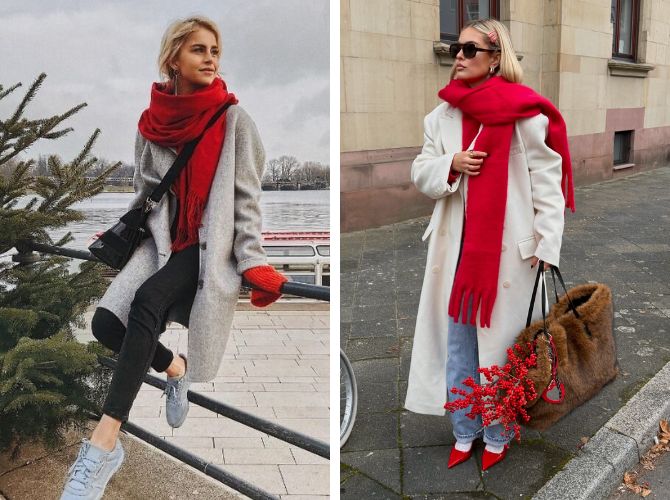 Як носити червоний колір взимку: модні ідеї та поєднання 4