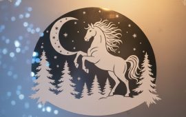 Витинанки на рік Коня 2026: шаблони для прикраси вікон