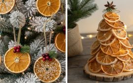 Новогодний декор с сушеными апельсинами: креативные идеи