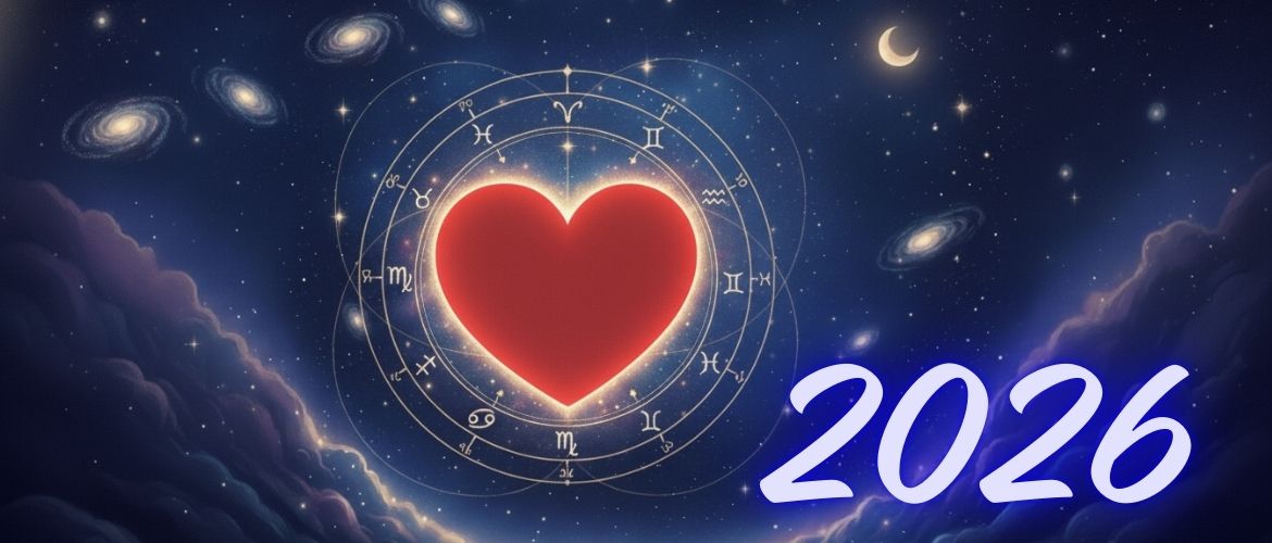 Любовный гороскоп на 2026 год для всех знаков зодиака