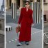 Как носить красный цвет зимой: модные идеи и сочетания