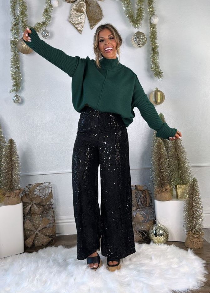 Стильные наряды на Новый год и Рождество для женщин старше 40 лет 4